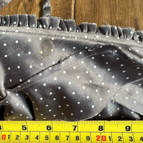 EUC womens MIXIT grey spaghetti strap satin top L - Picture 4 of 4